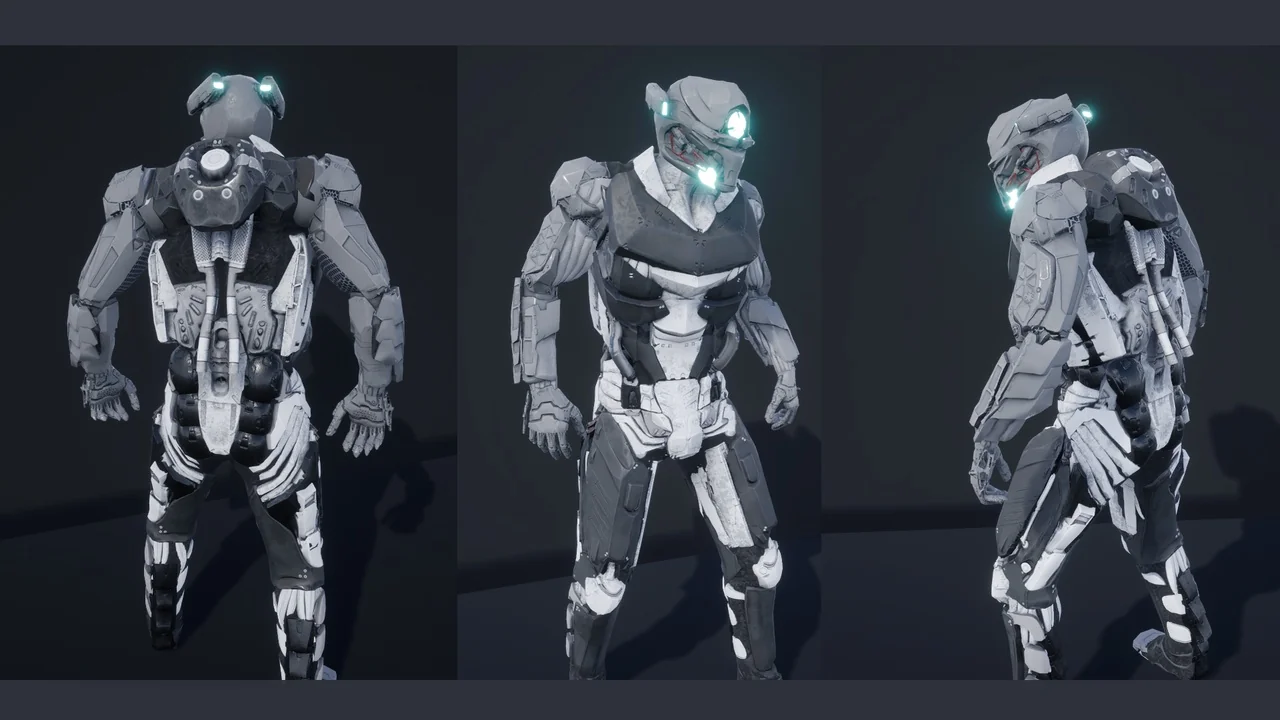 Cyborg Soldier V2 asset