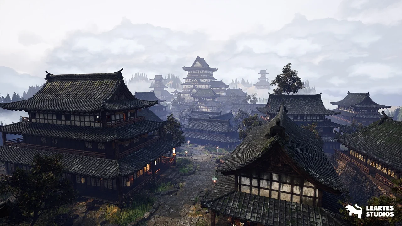 Feudal Japanese Castle Environment ( Japan Japanese Feudal Castle Castle Japan ) asset