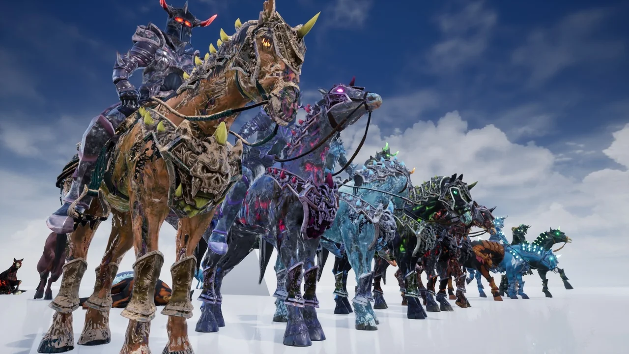 Undead Horse and Unholy Knight asset