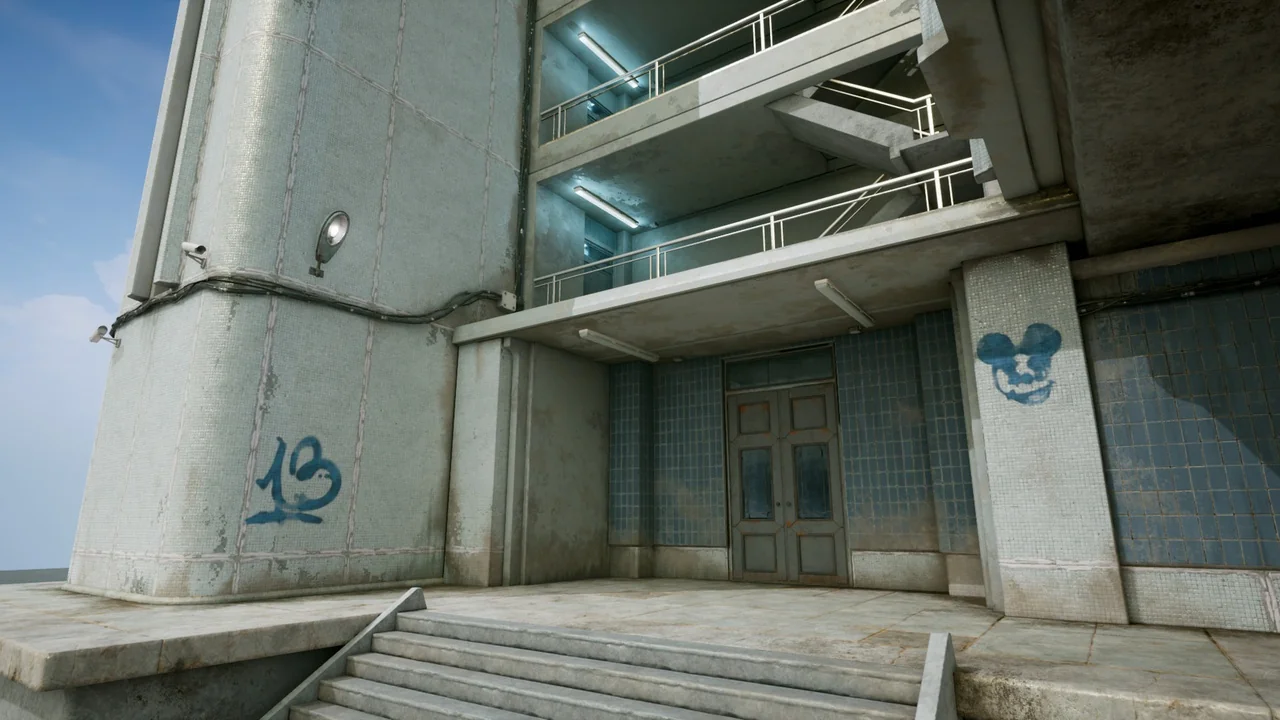 Modular Post Soviet Building asset