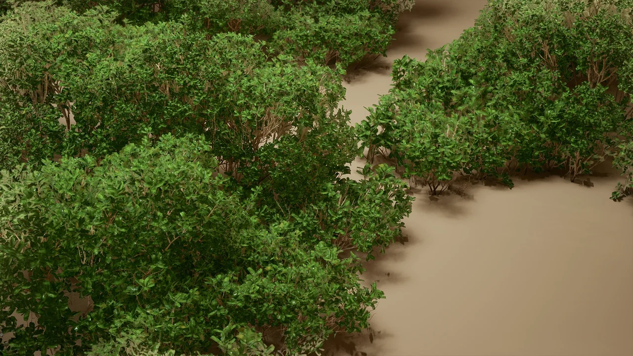 Foliage VOL.9 – Coyote Bushes (Nanite and Low Poly) asset