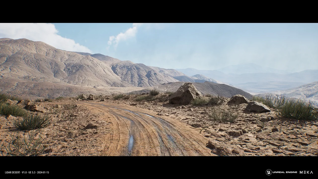 LiDAR DESERT LANDSCAPE asset