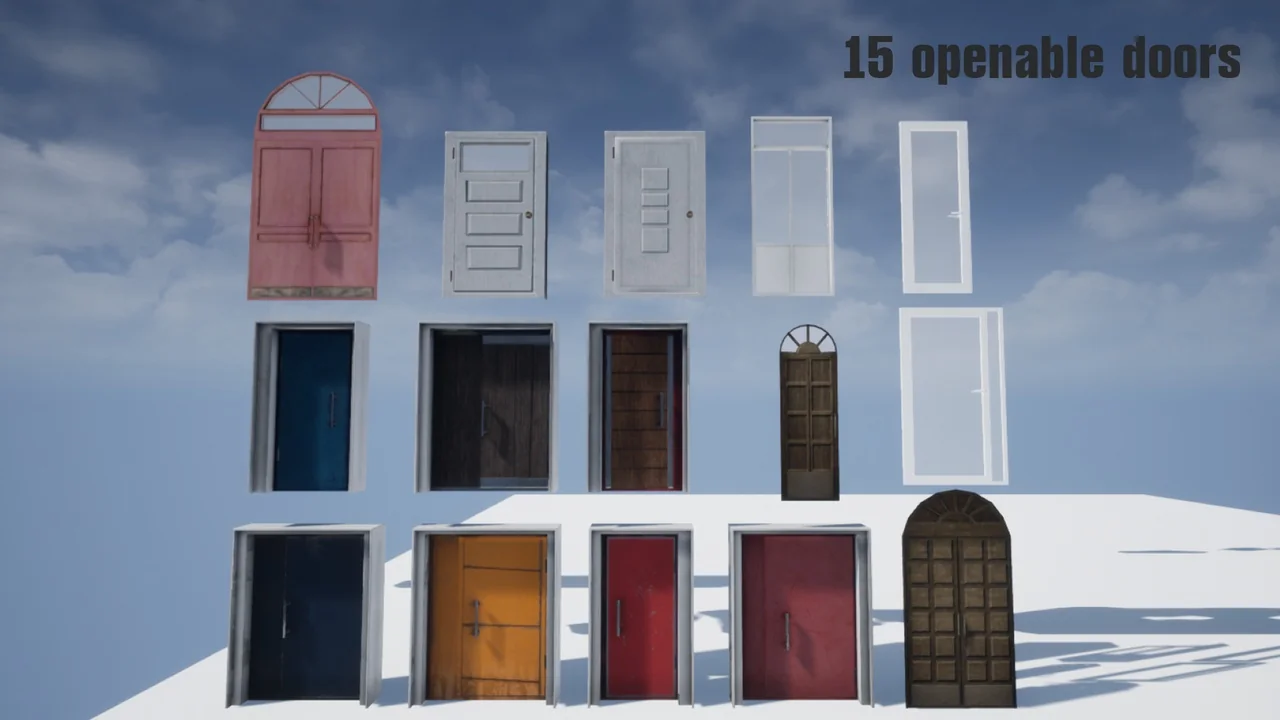 Doors and Windows collection asset