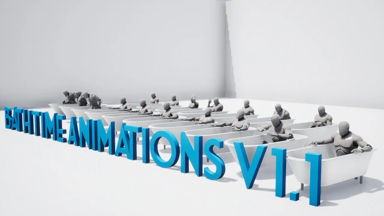 Bath Time Animations asset