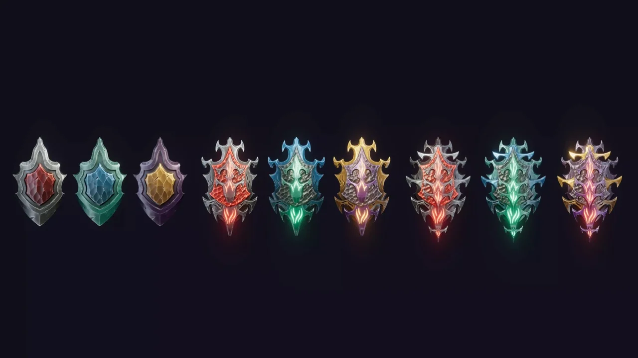 Stylized Shields – RPG Weapons asset