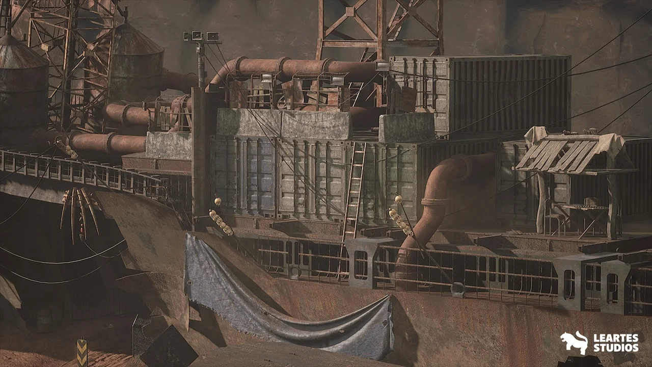 Wasteland Environment ( Wasteland Wasteland Madmax Desert Sand Dry Desert 3D ) asset