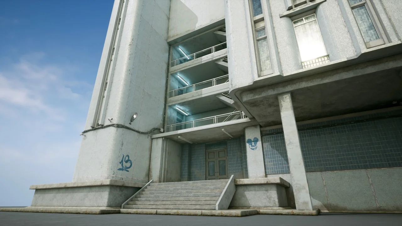 Modular Post Soviet Building asset