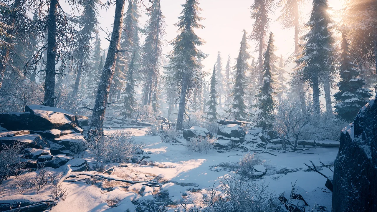 Winter Environment – Nature Pack asset