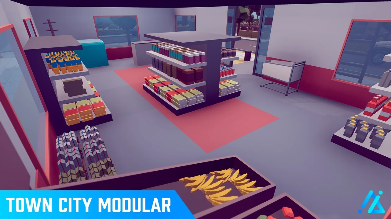 POLY – Town City Modular asset