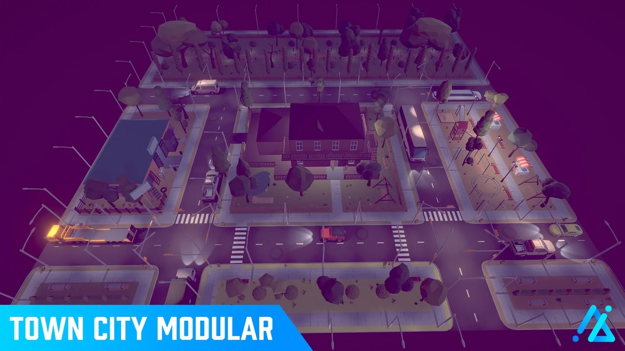 POLY – Town City Modular asset