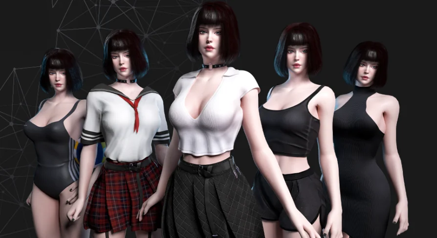 Base Girl - Various Outfits
