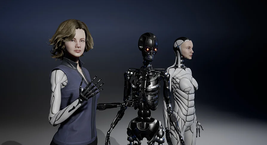 The cyborg girl : Bella