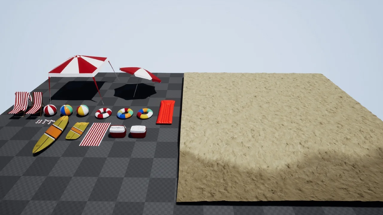 Beach Summer Pack asset