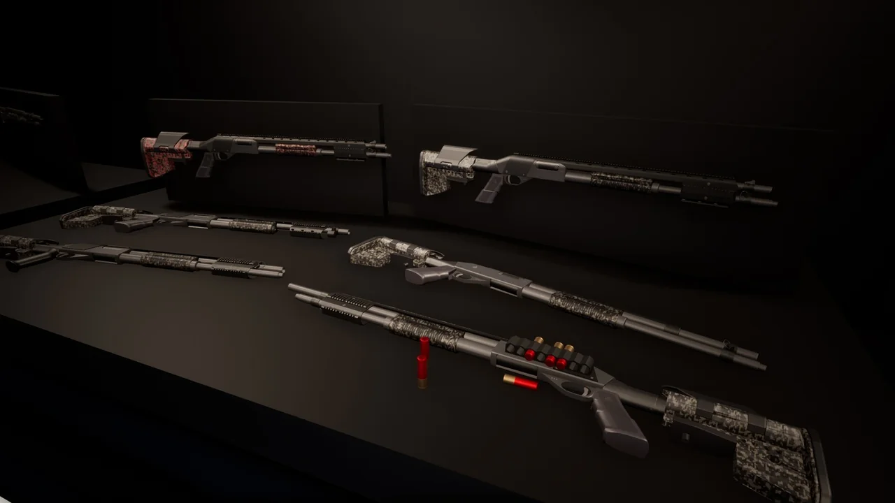 Modular Weapons – Shotgun Pack Props asset