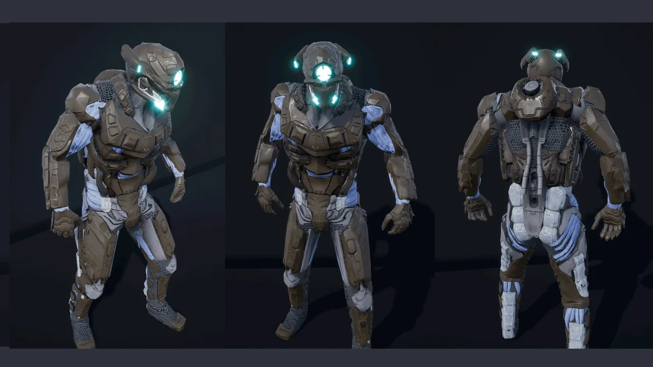 Cyborg Soldier V2 asset