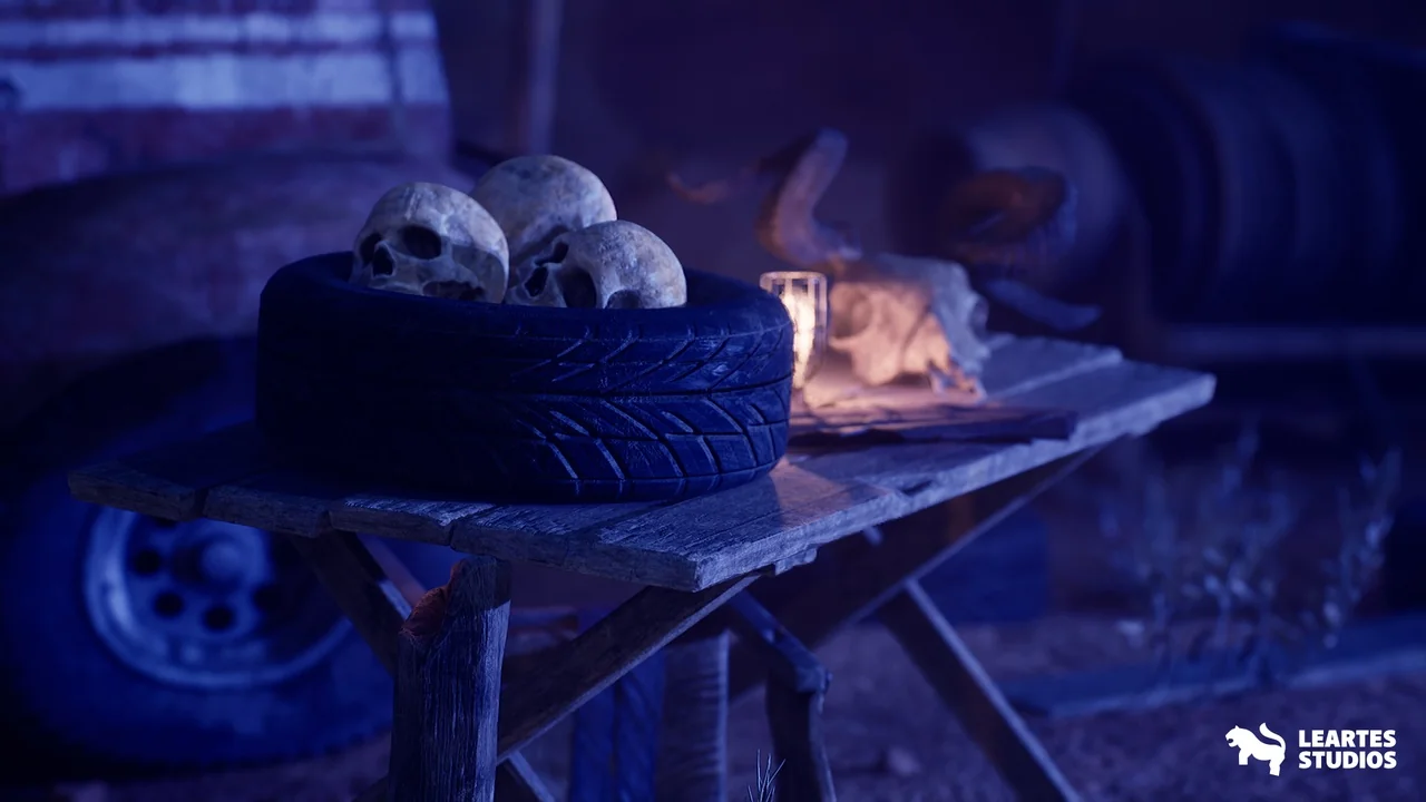 Wasteland Environment ( Wasteland Wasteland Madmax Desert Sand Dry Desert 3D ) asset