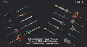 10 Fantasy Stylish Weapon