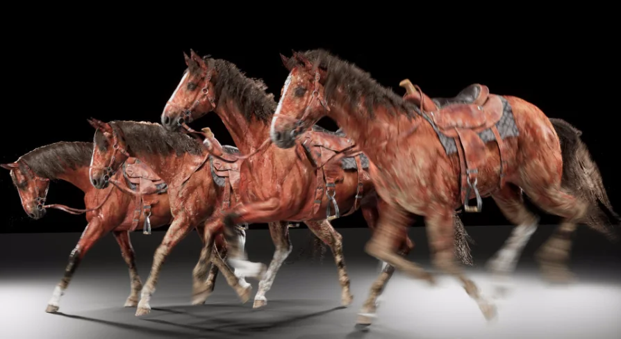 Realistic Horse with Animations