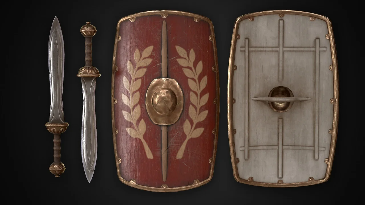 Gladiator Murmillo asset