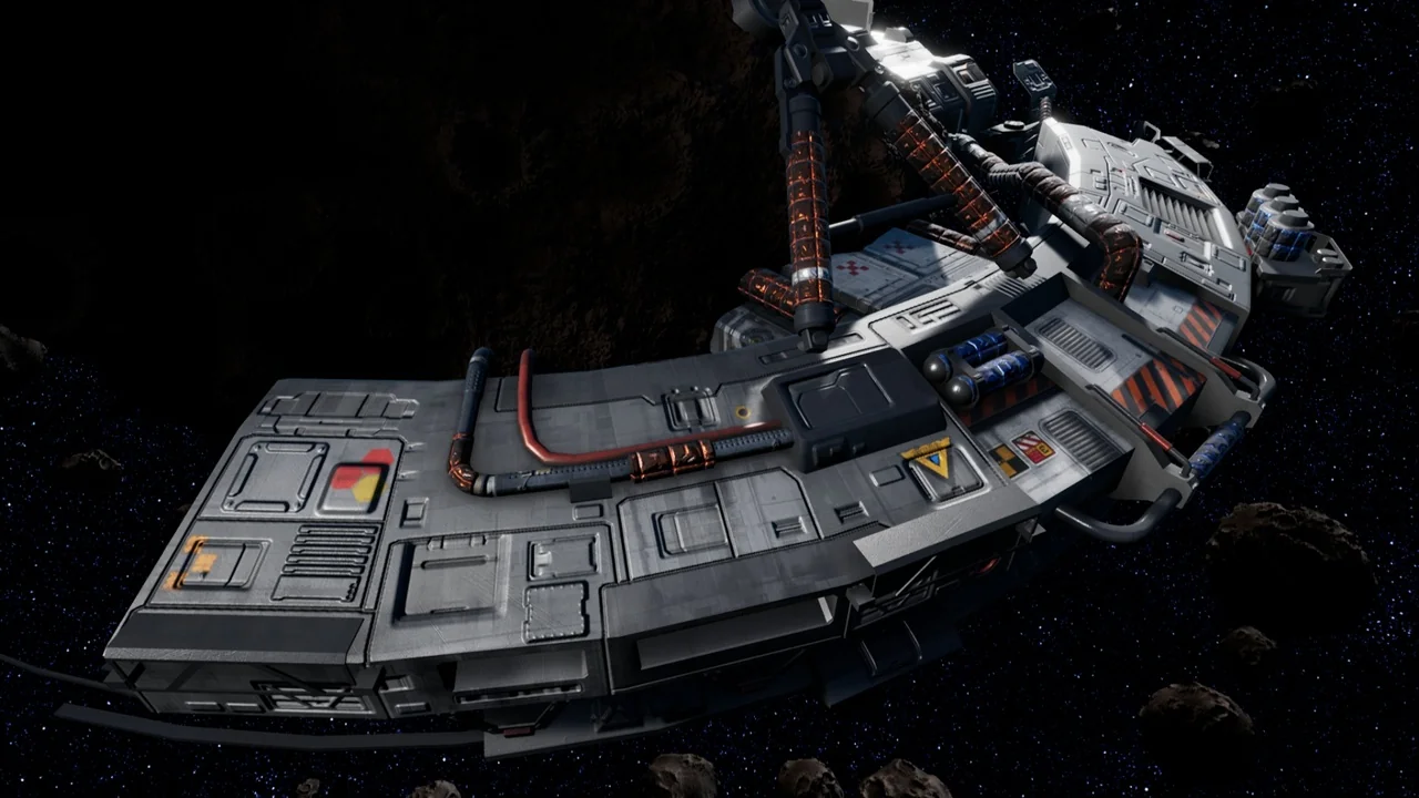 Space Station – Asteroid Mining Facility asset