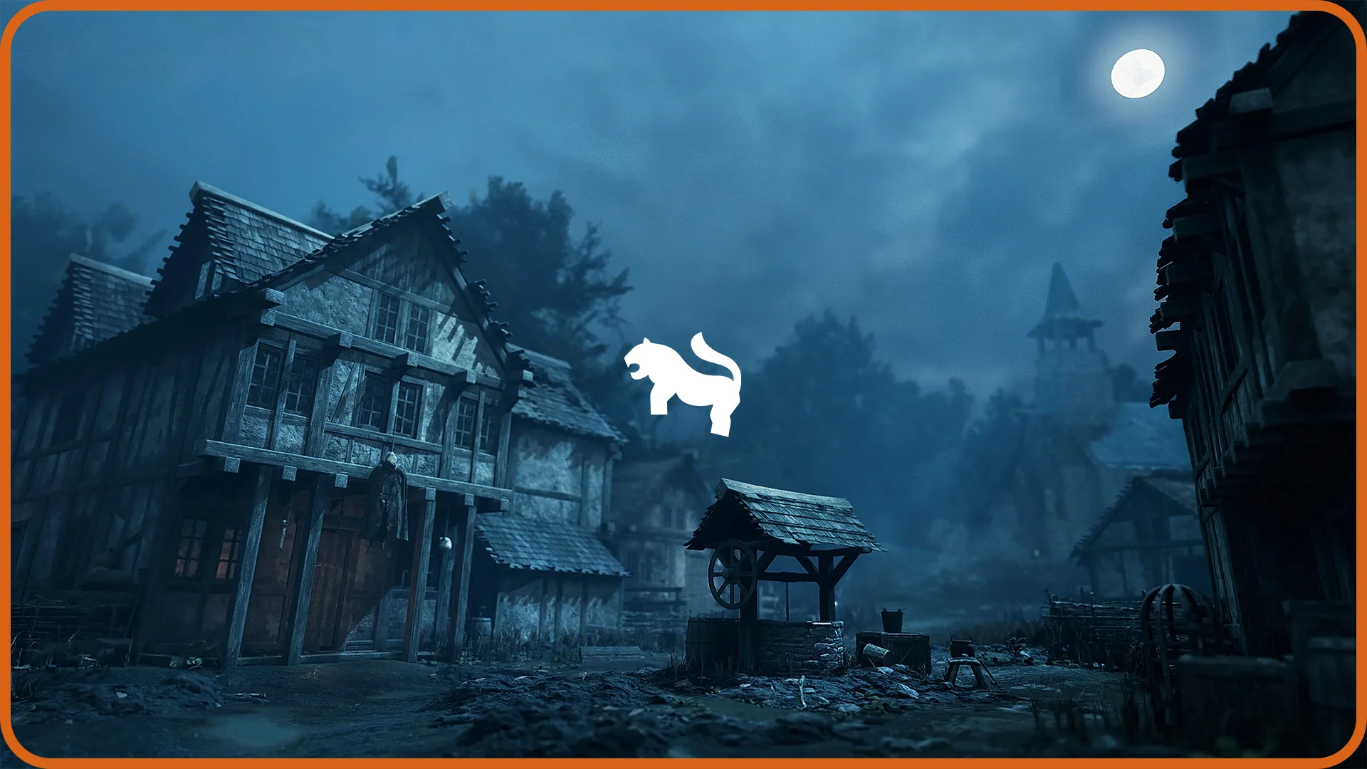 Demonic Village Environment ( Demonic Medieval Village Village Medieval 3D Art )