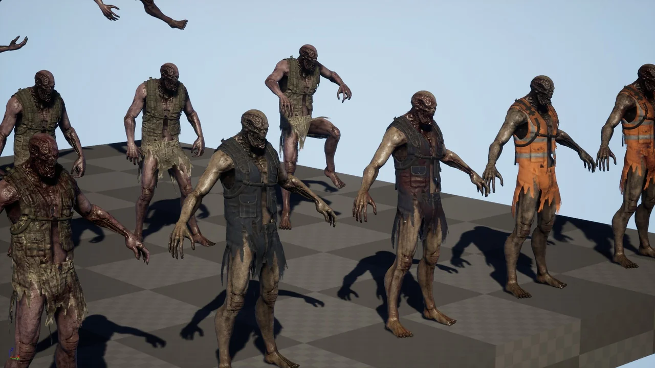 Urban Zombie Pack asset