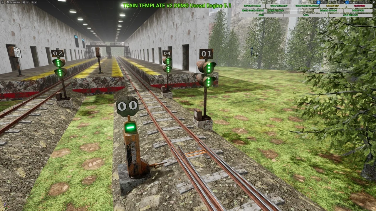 Train Template asset