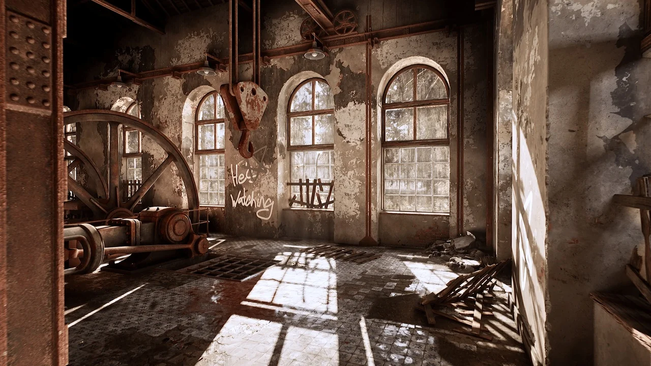 Abandoned Factory (Factory, Warehouse, Industrial Factory, Industrial Warehouse) asset