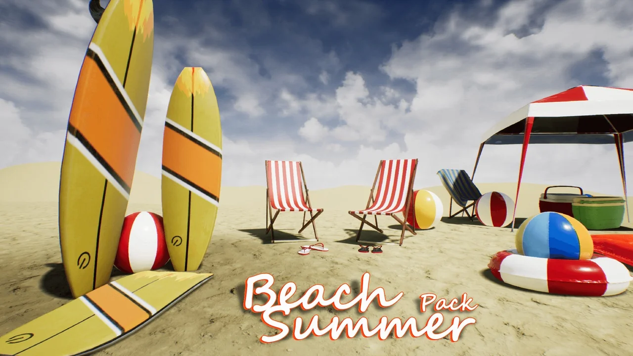 Beach Summer Pack asset