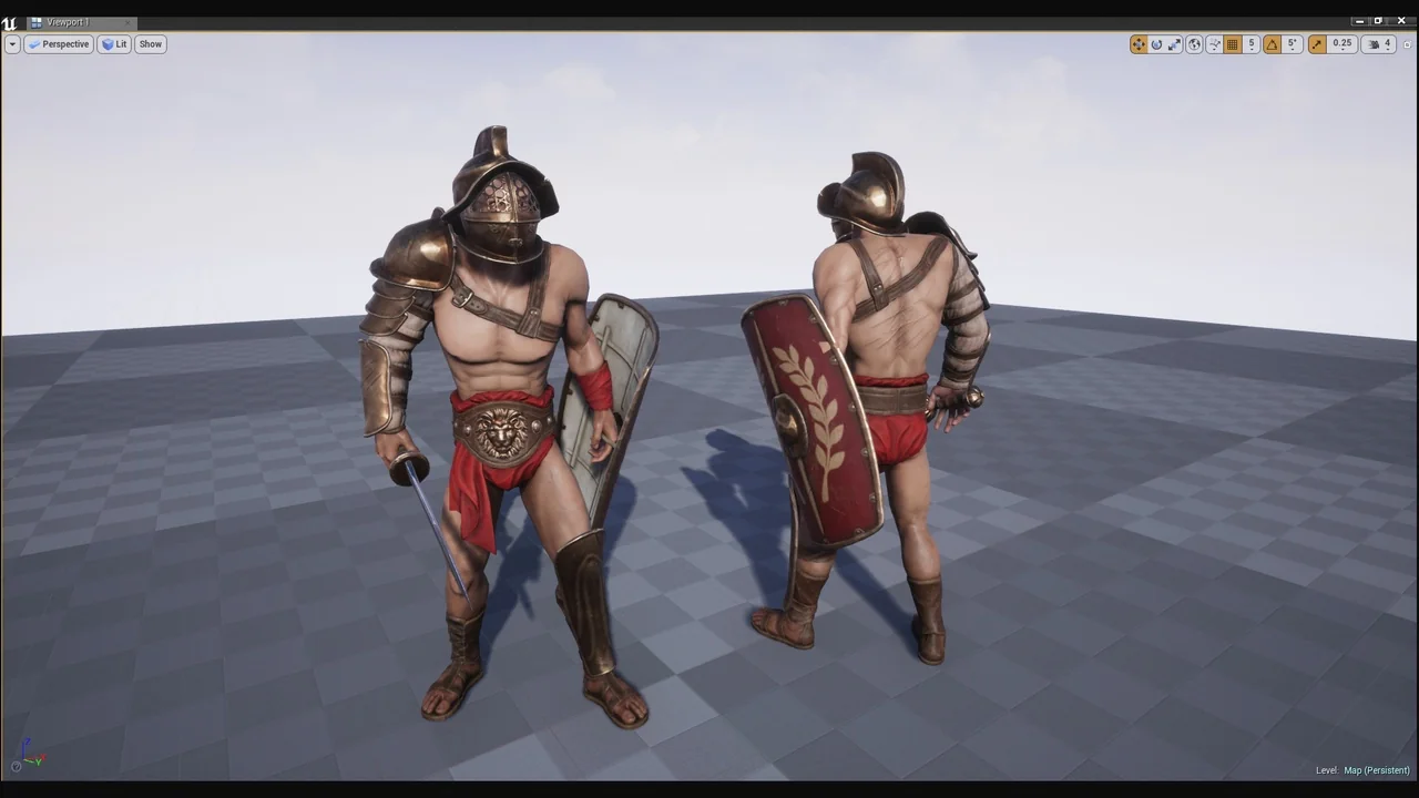 Gladiator Murmillo asset