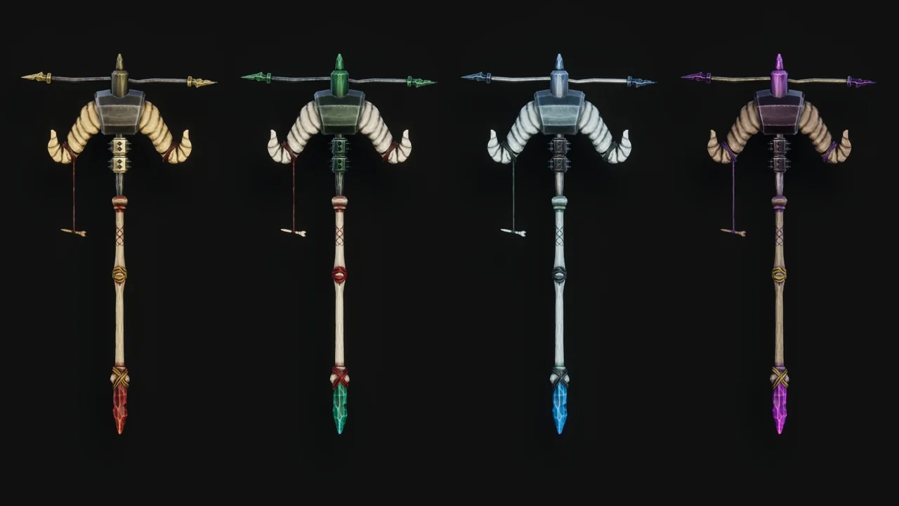 Stylized Staves – RPG Weapons asset