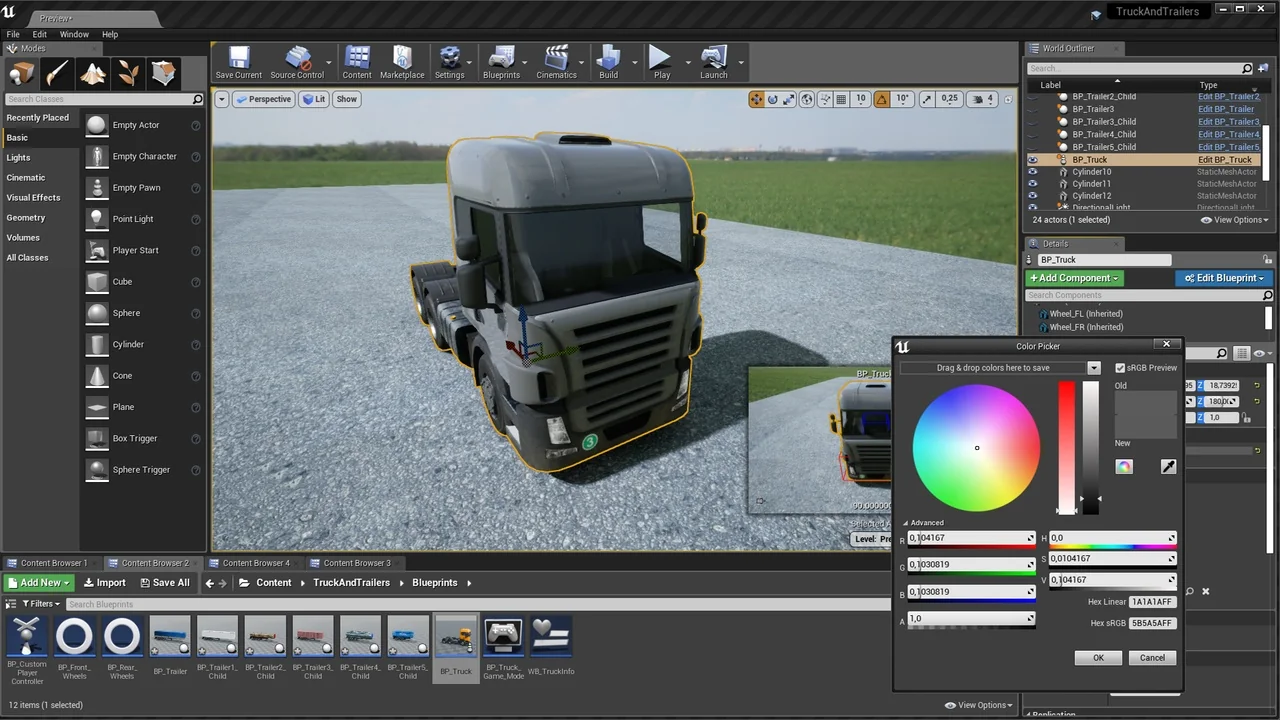 Truck and Trailers asset