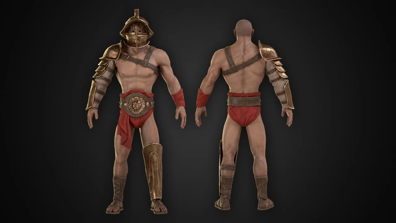 Gladiator Murmillo asset