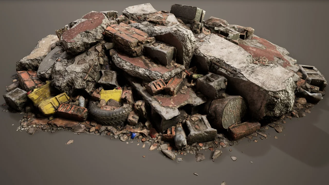 Rubble and Debris – Modular Set asset