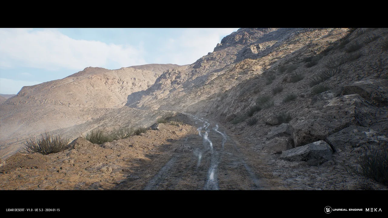 LiDAR DESERT LANDSCAPE asset