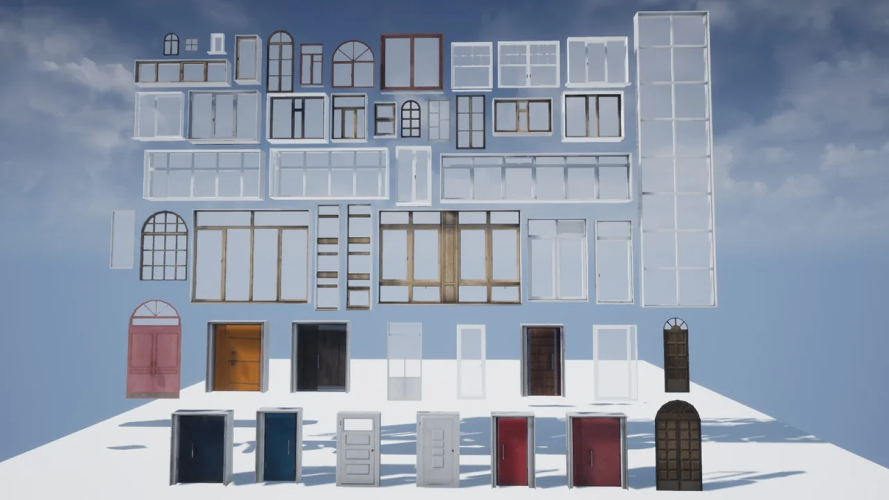 Doors and Windows collection asset