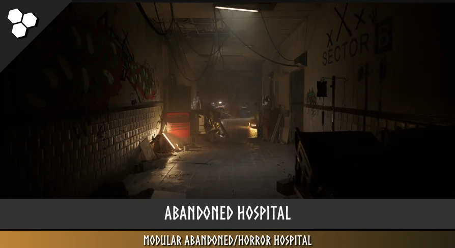 Modular Hospital (Abandoned Hospital, Horror Hospital, Modular Hospital, Asylum)