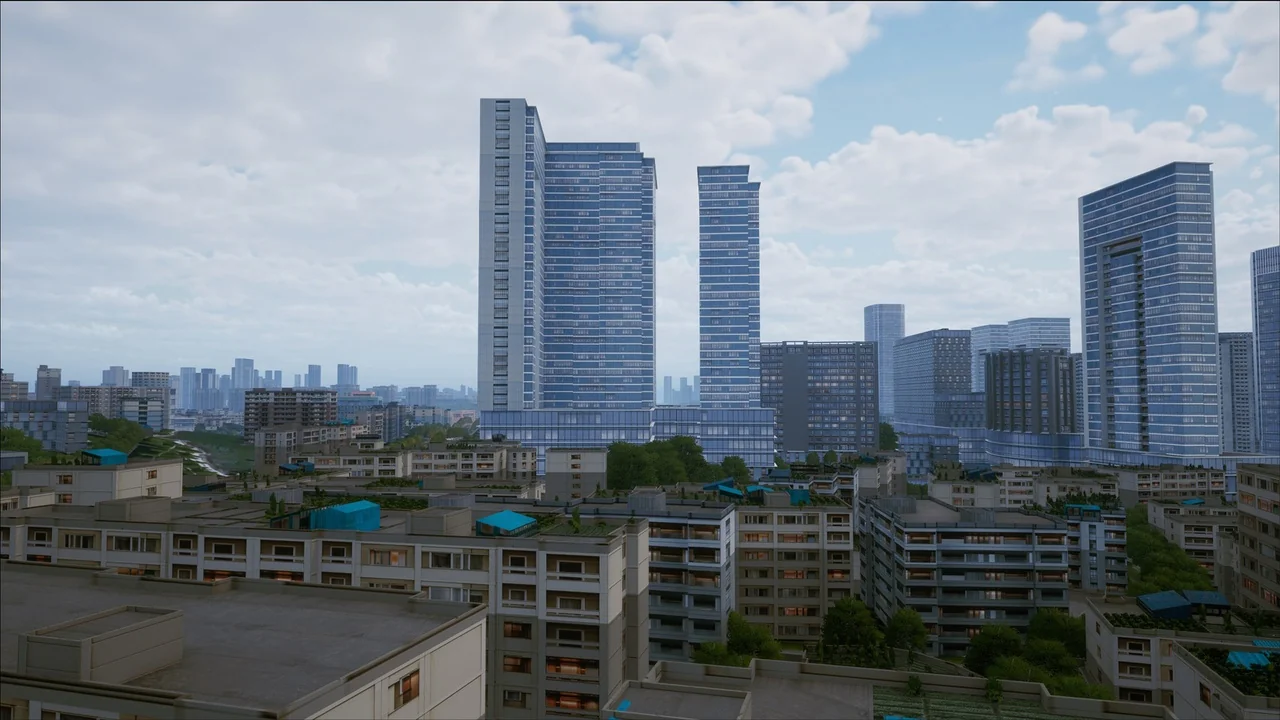 Dynamic City Creator Sample asset