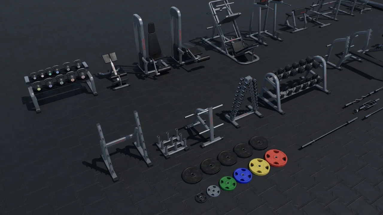 Gym Props PACK asset