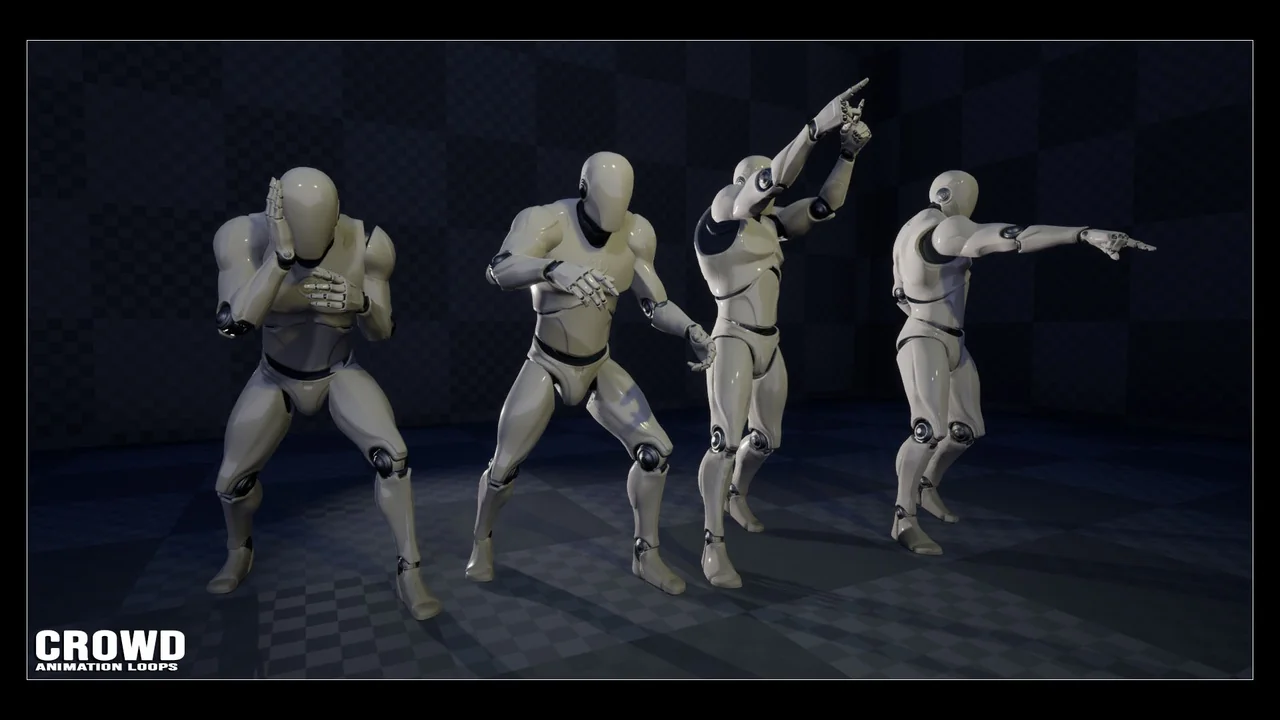 Crowd Animation Loops asset