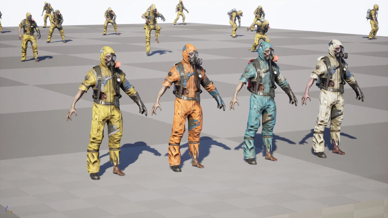 Urban Zombie Pack asset