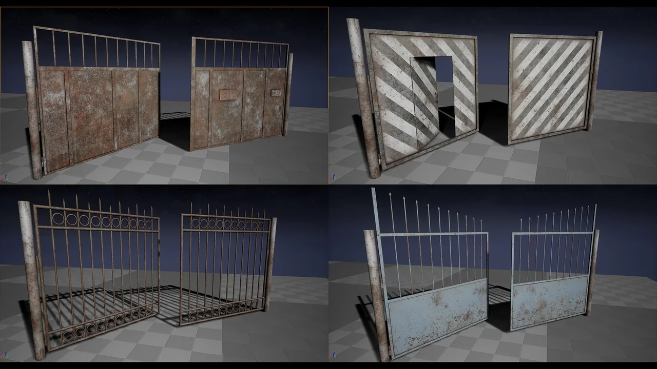 Big gates pack asset