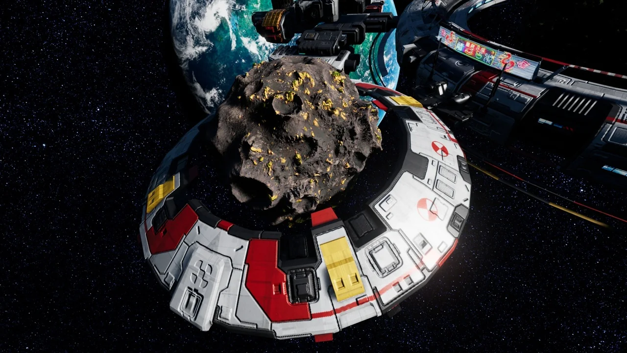 Space Station – Asteroid Mining Facility asset