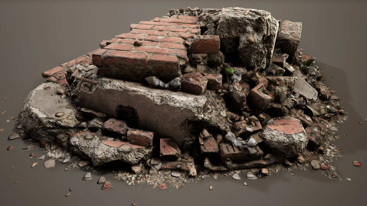 Rubble and Debris – Modular Set asset