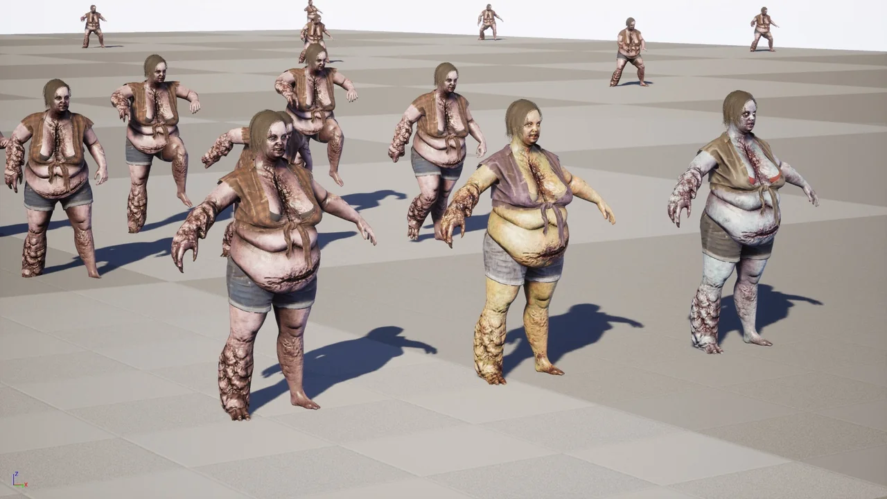 Urban Zombie Pack asset