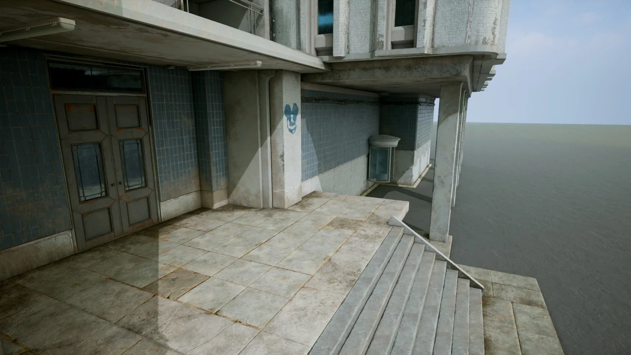 Modular Post Soviet Building asset