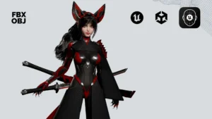 Cosmo Fox Girl / Sci-fi Kitsune