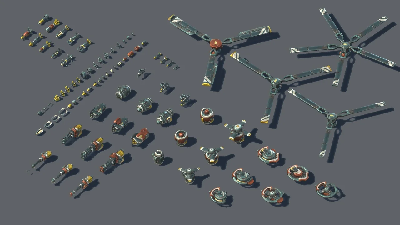 Sci-Fi Vehicle Constructor asset