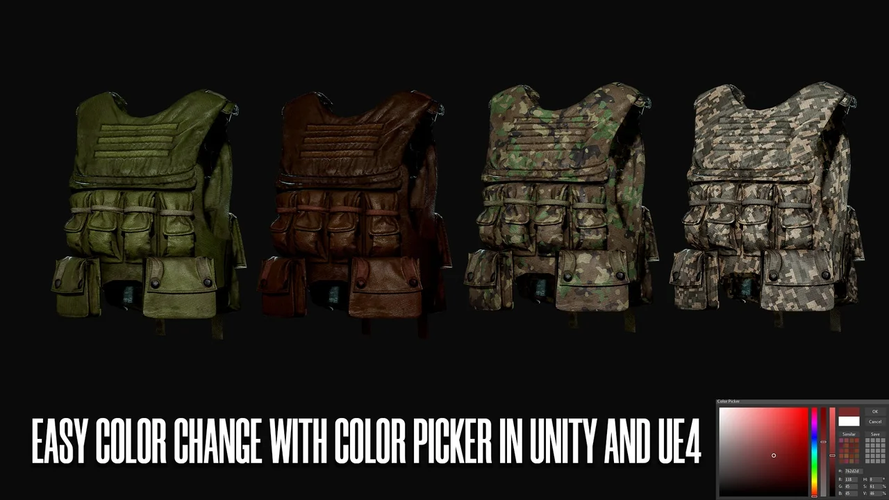 Customizable Survival Man asset