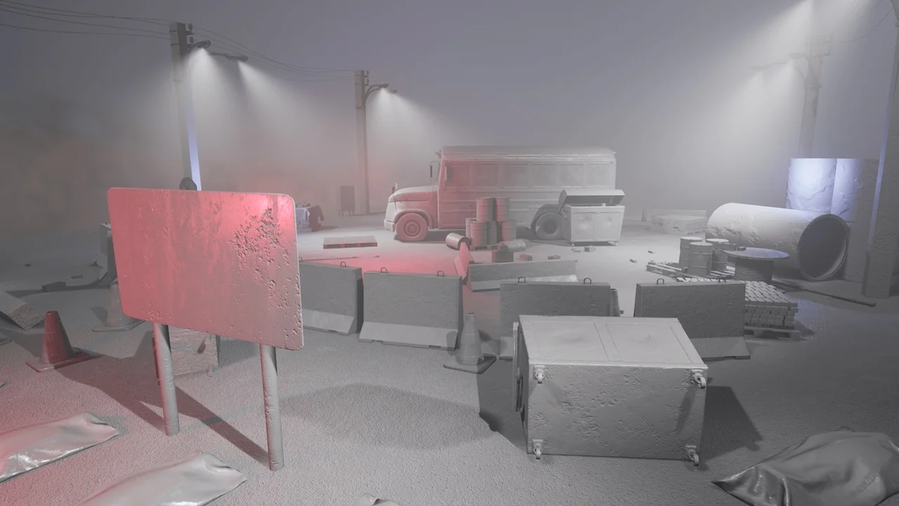 Abandoned City Props Pack asset